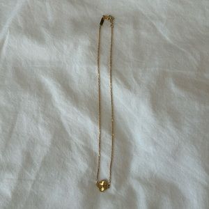 NWOT Four Leaf Clover/Club Gold Necklace